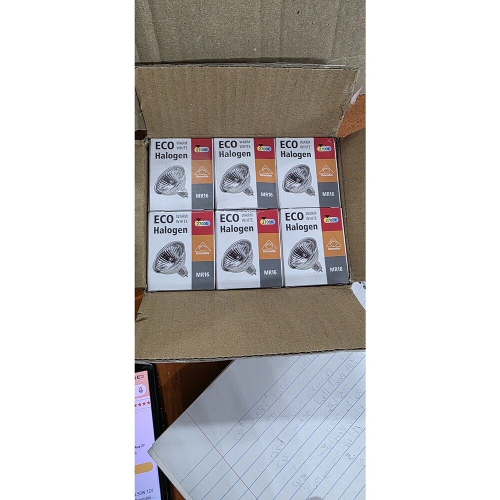 6-Pack ECO Halogen MR16 Light Bulbs